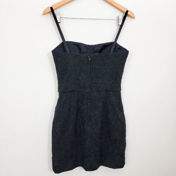 Dolce & Gabbana Textured Jacquard Corset Bustier Mini Dress in Black 40 4 - Picture 4 of 7